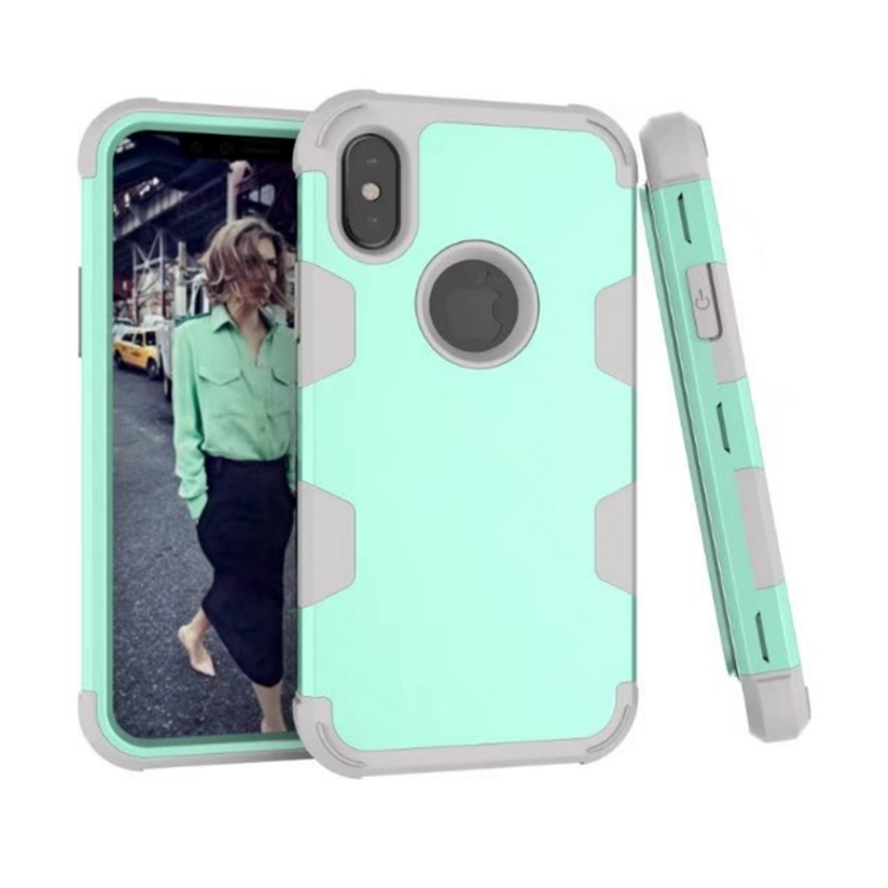 Stilrent och Skyddande Hybridskal av LEMAN till iPhone X/XS