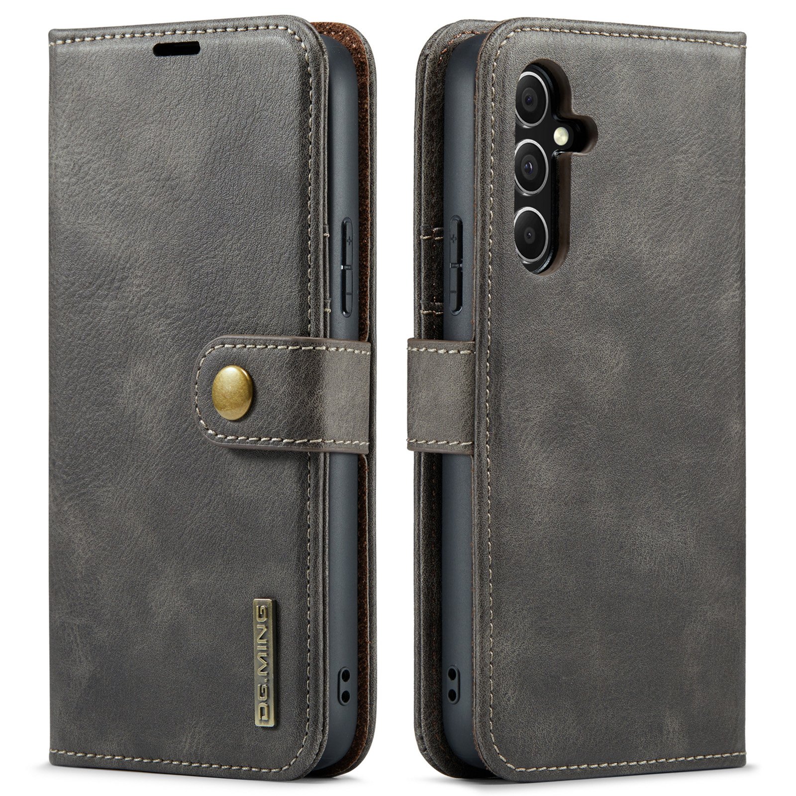 Samsung Galaxy A55 5G - Retro Plånboksfodral med Magnetisk Design