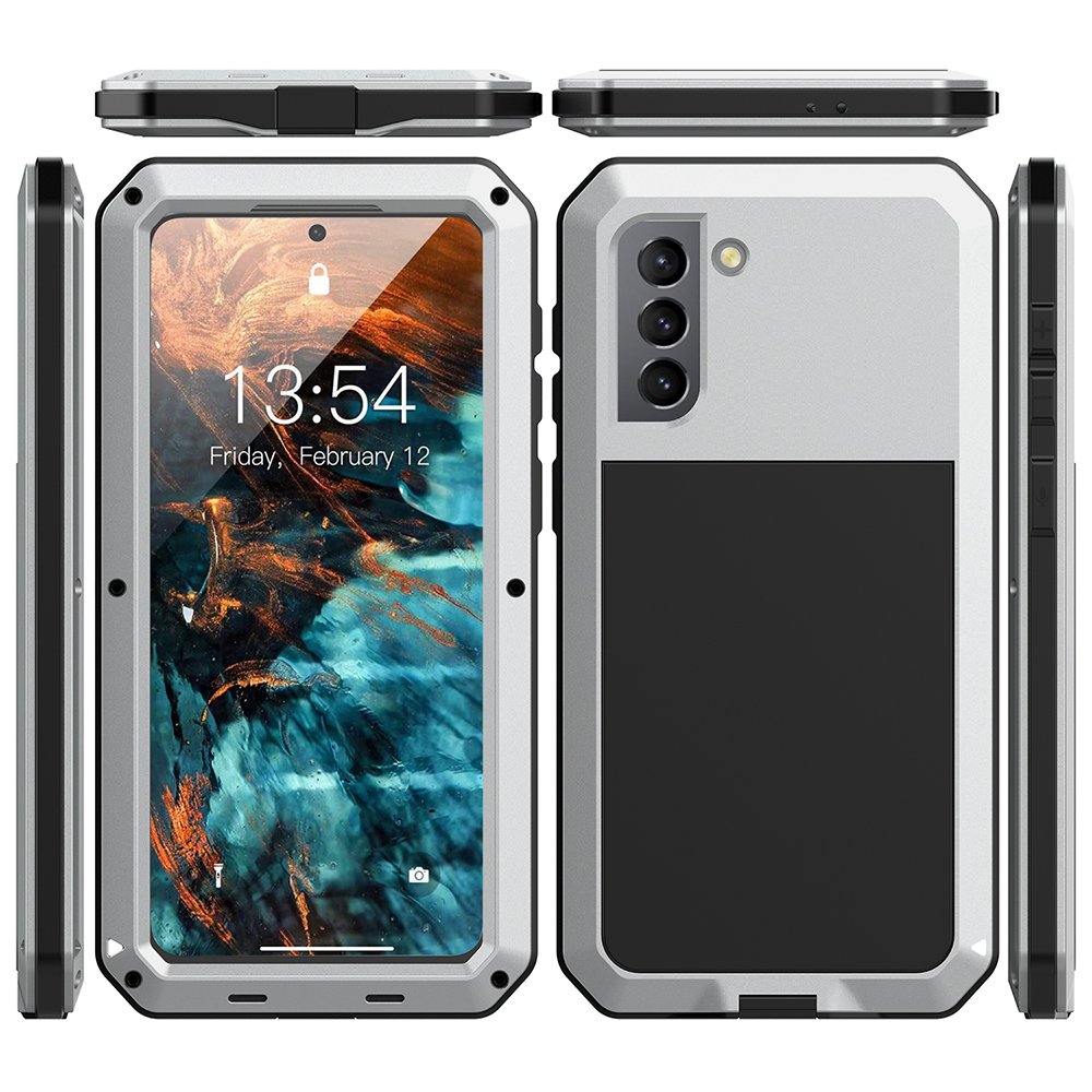 Galaxy S21 - HEAVY DUTY Stryktåligt Aluminiumfodral