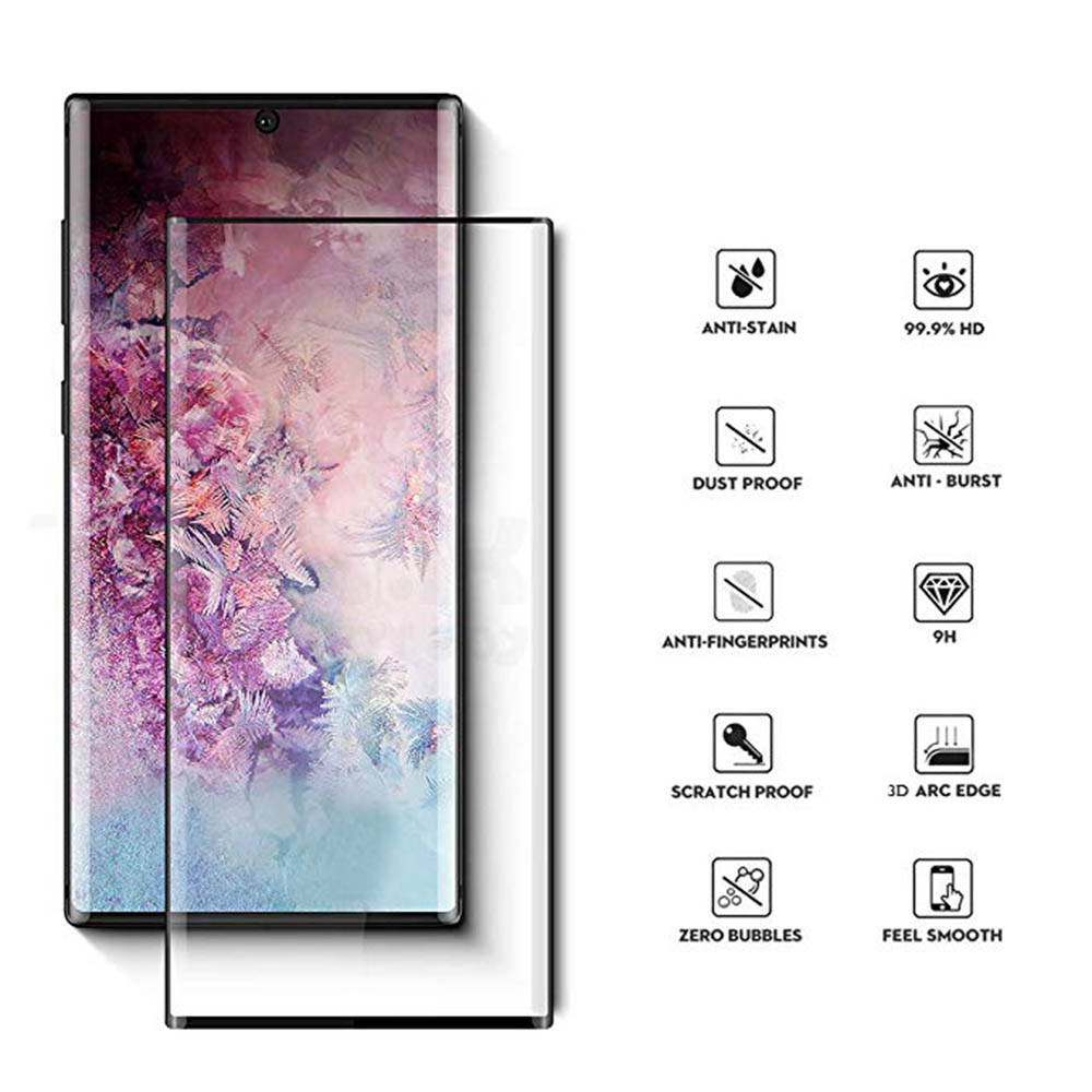 Galaxy Note10 3-PACK Skärmskydd 3D 9H HD