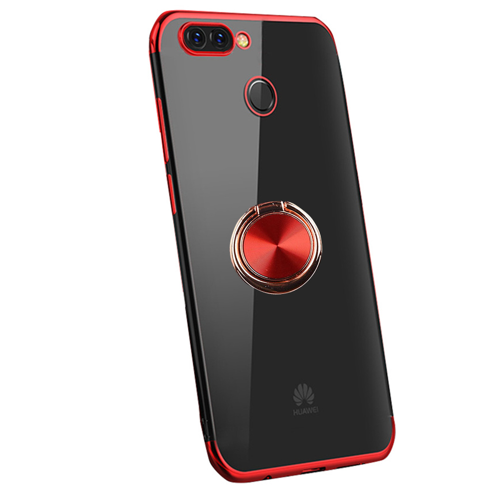 Skal med Ringhållare - Huawei P Smart 2018
