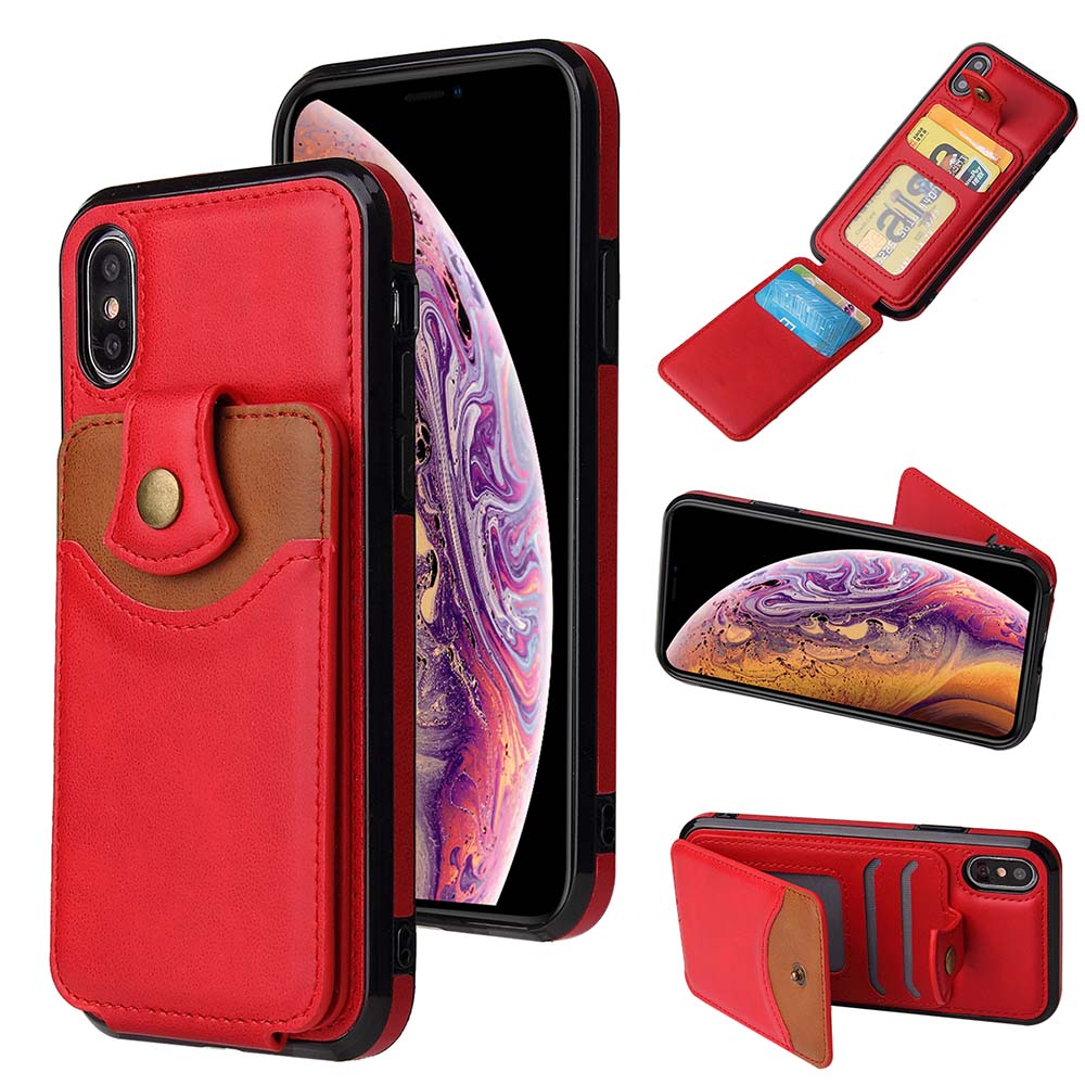 iPhone XR - Skyddande Skal med Kortfack