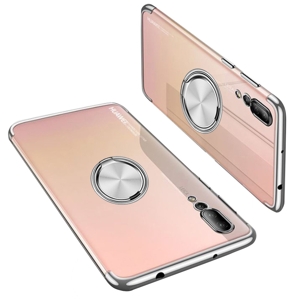Exklusivt Silikonskal Ringhållare FLOVEME - Huawei P20