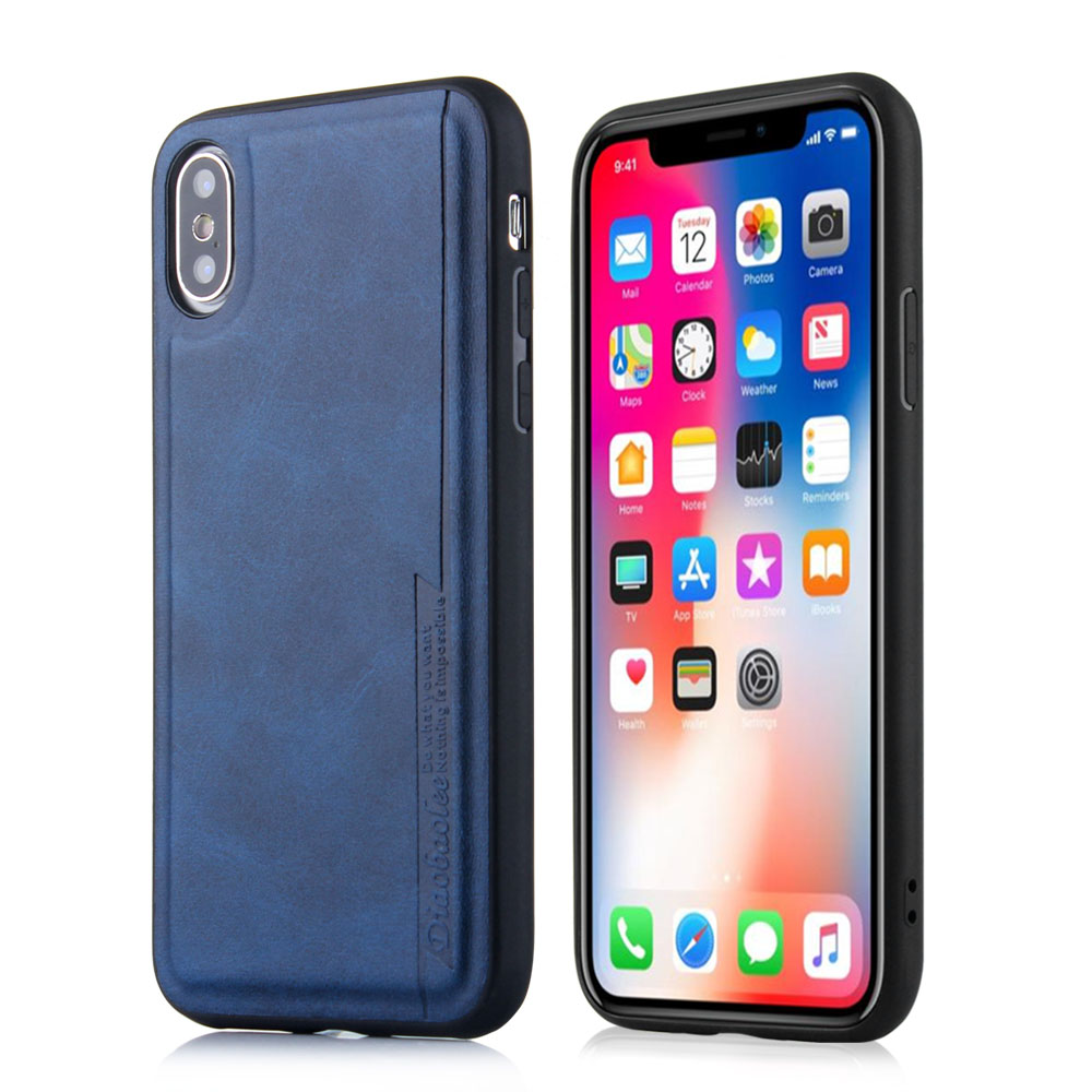 Robust Diaobaolee Skal Pu-Läder - iPhone XS MAX