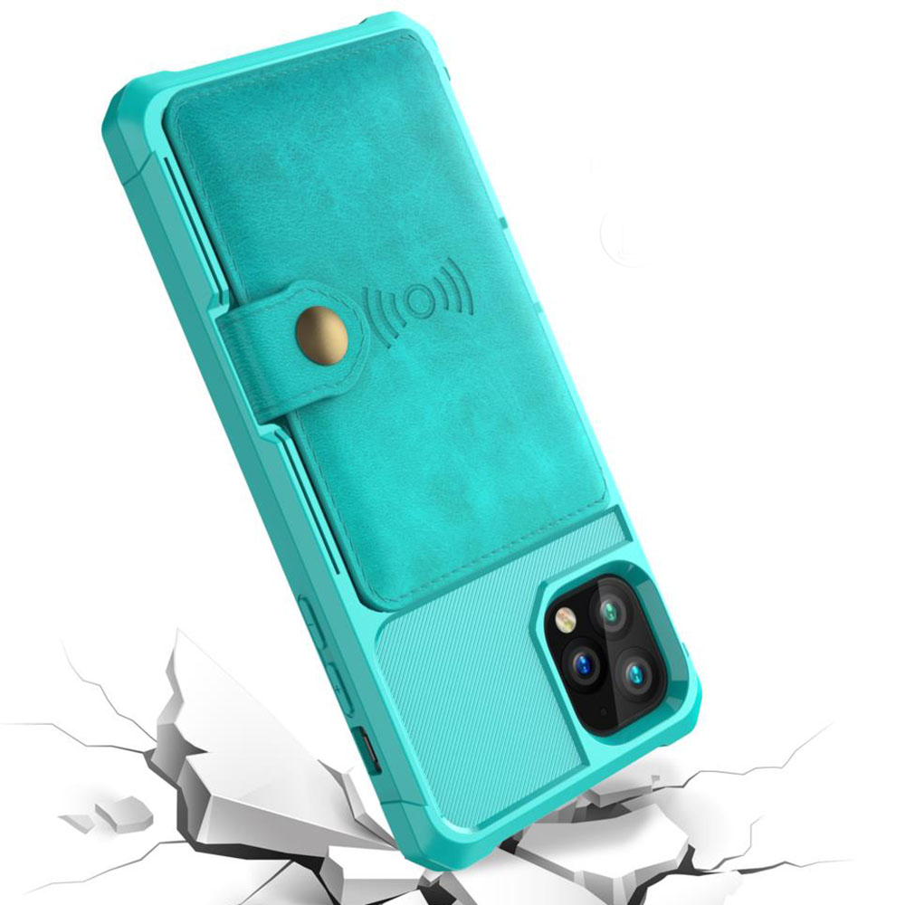 iPhone 11 Pro - Exklusivt Smidigt Skal med Kortfack