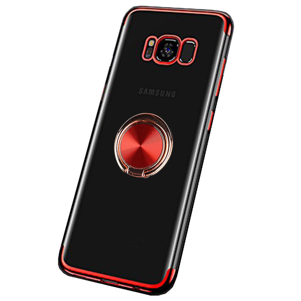 Galaxy S8 - Skyddande Silikonskal Ringhållare