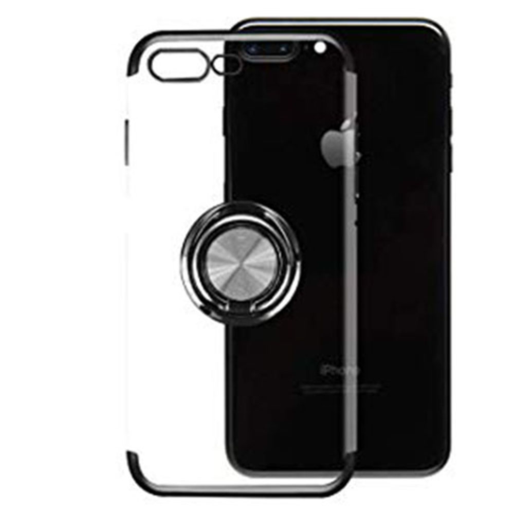 iPhone 7 Plus - Praktiskt Silikonskal FLOVEME med Ringh�llare