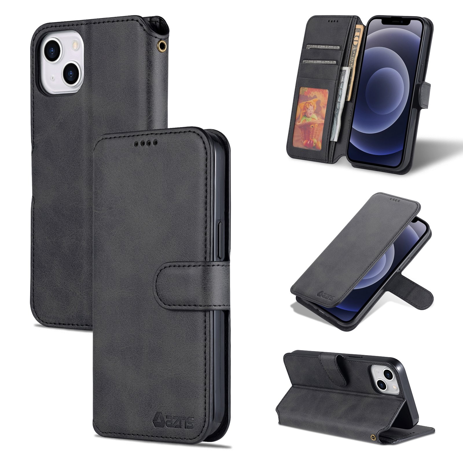 iPhone 14 Plus - Effektfullt Stilsäkert Plånboksfodral (AZNS)