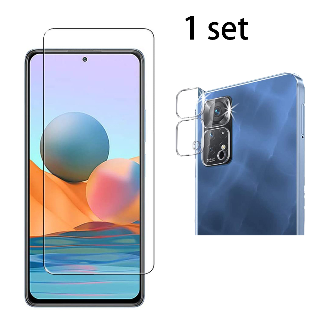 Redmi Note 11 Skärmskydd och Kameralinsskydd (3-pack)