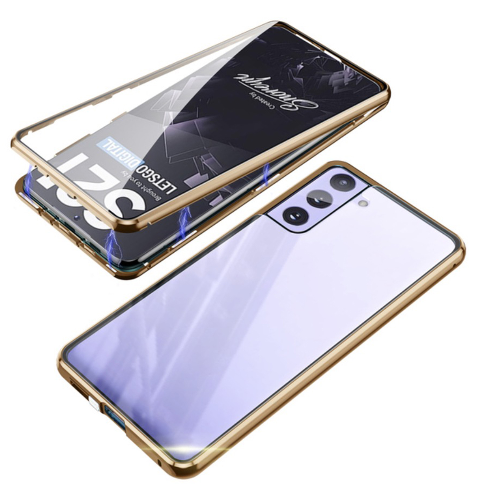 Galaxy S21 Plus - Smart Dubbelt Magnetiskt Skal