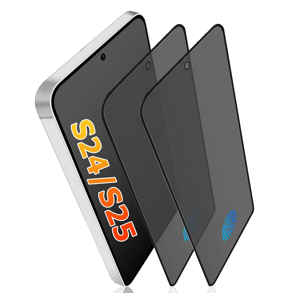 Samsung Galaxy S25 Skärmskydd Anti-Spy 3D 0,3mm