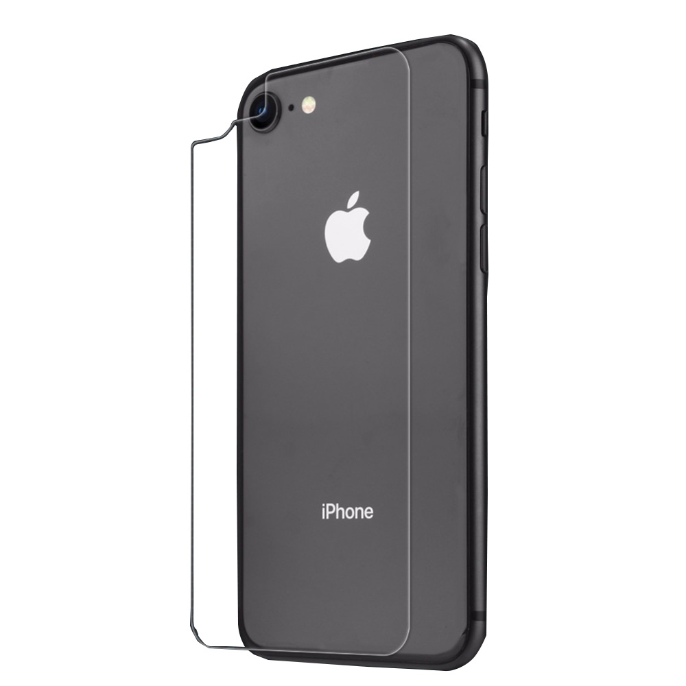 iPhone 8 Baksida Skärmskydd 9H Screen-Fit HD-Clear.