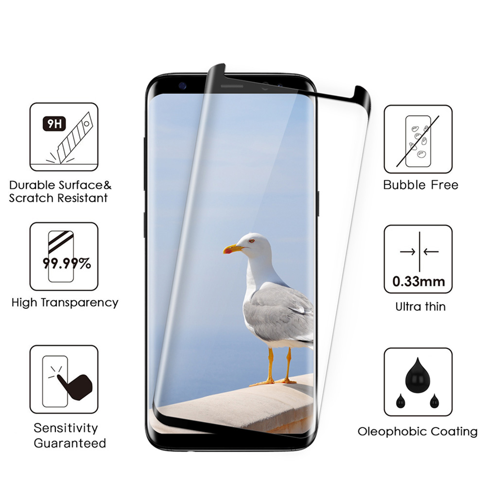 Skärmskydd CASE-Friendly HD 0,3mm Samsung Galaxy S8+