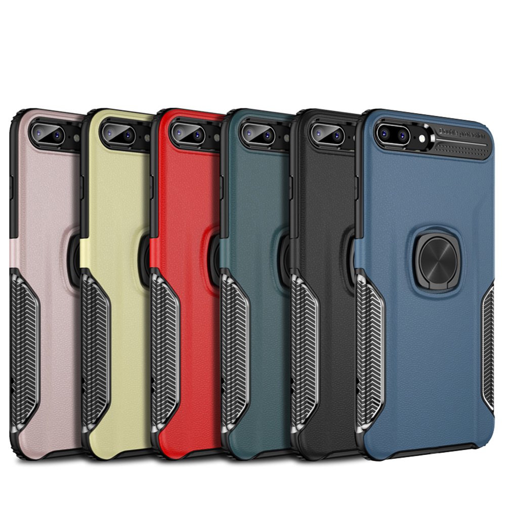 Praktiskt Leman Skal med Ringhållare - iPhone 7