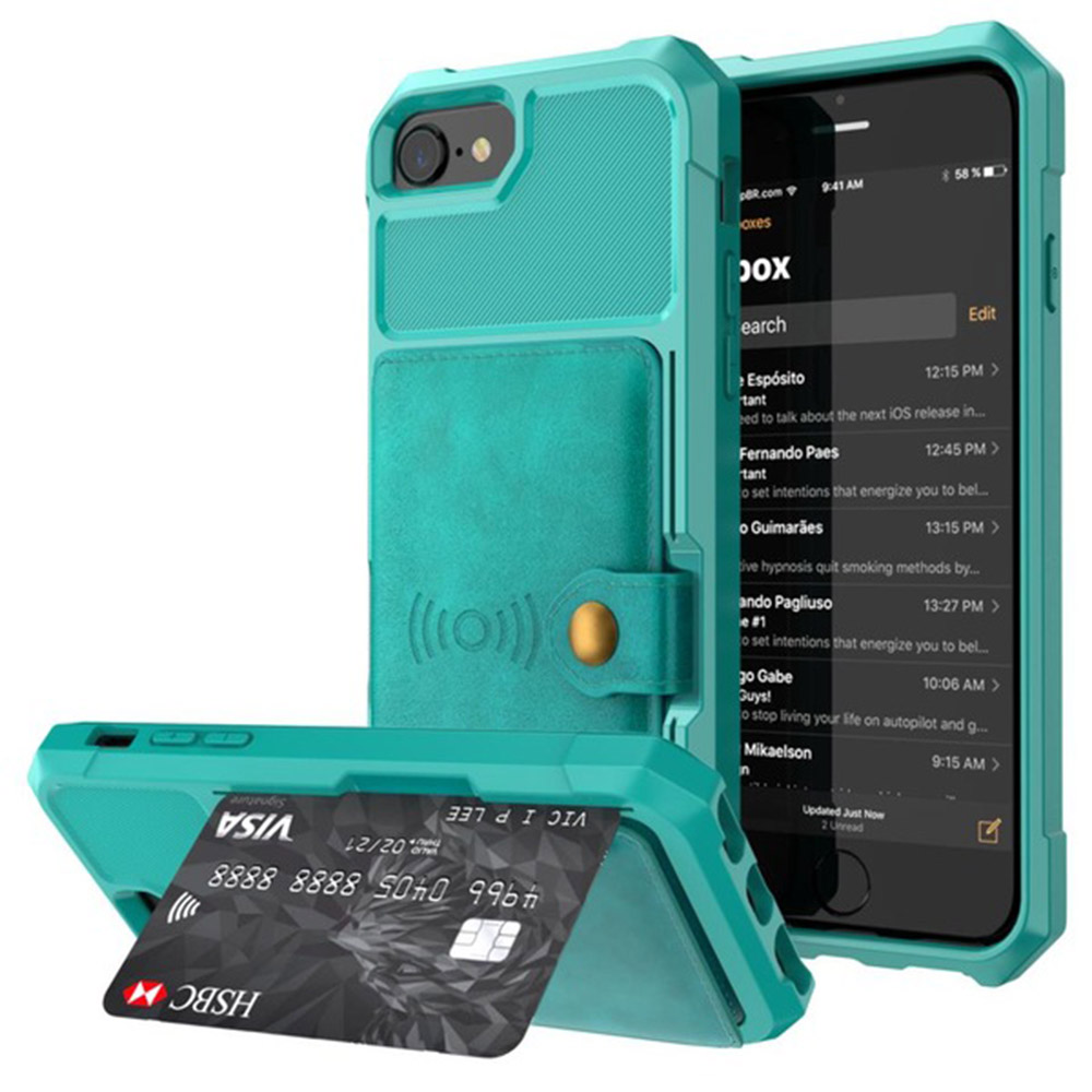 Skyddande Skal med Kortfack iPhone 7