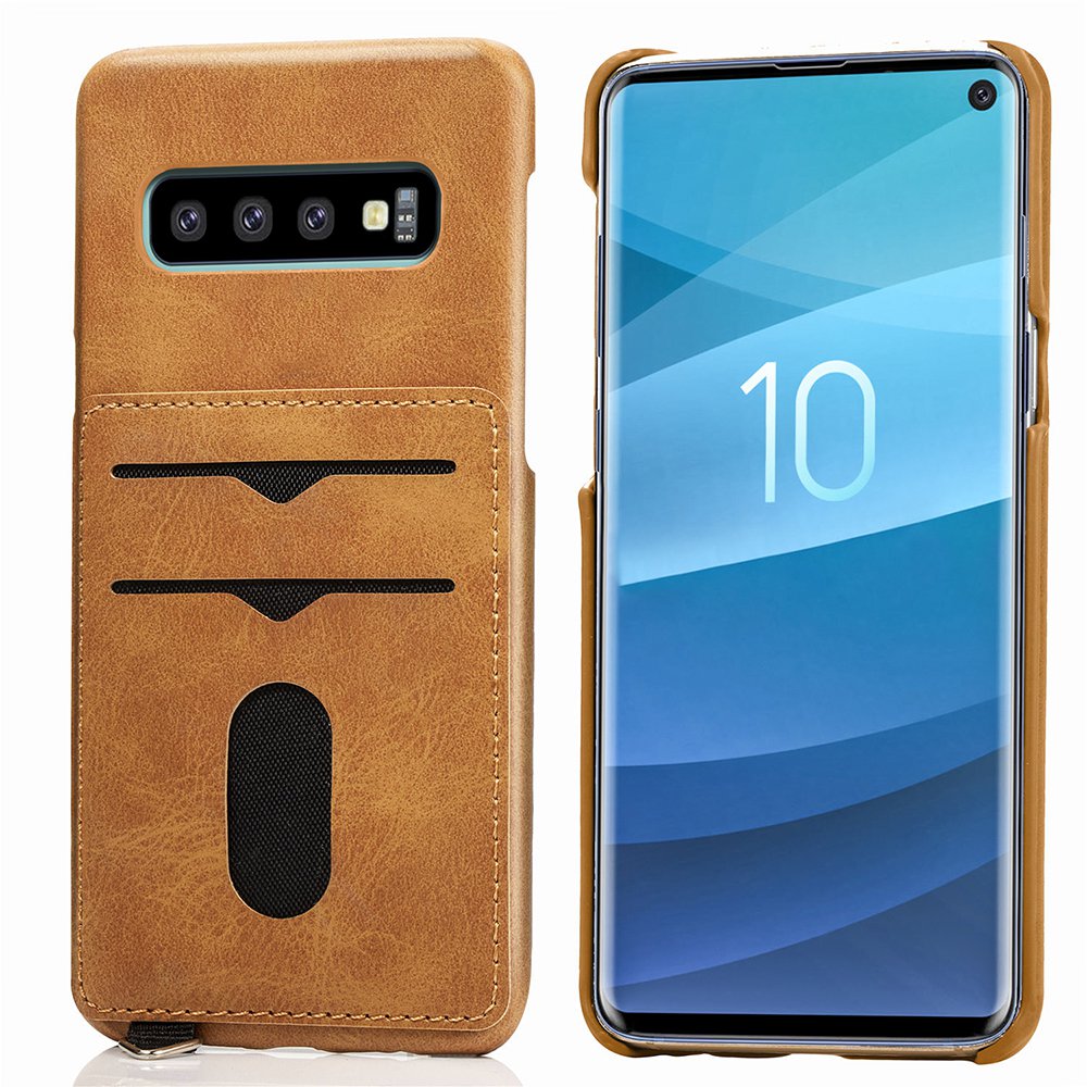 Skal med Korthållare - Samsung Galaxy S10 Plus (Vintage-Mark)