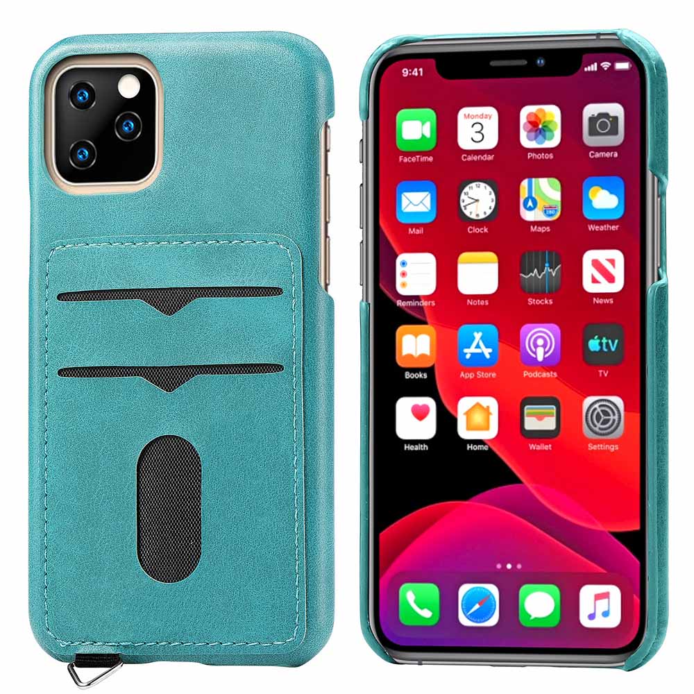 iPhone 11 Pro Max - Elegant Smart Skal med Korthållare