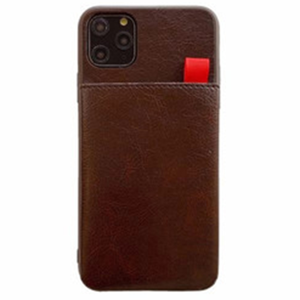 iPhone 11 Pro Max - Praktiskt Retro Leman Skal med Kortfack