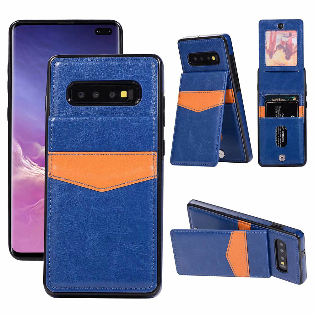 Skyddande Smart Skal med Kortfack - Samsung Galaxy S10
