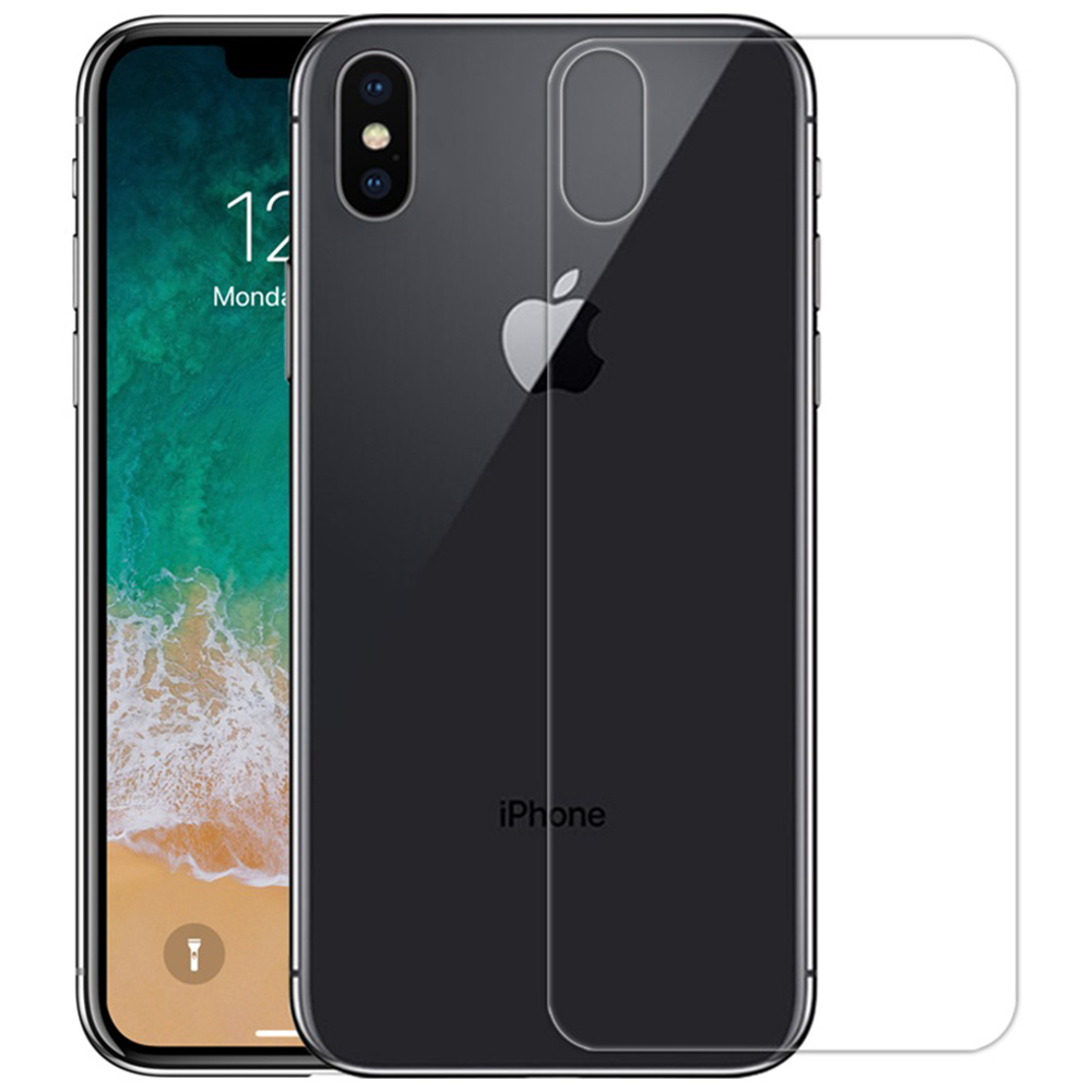 iPhone X/XS - Skärmskydd för Baksida (HeliGuard)