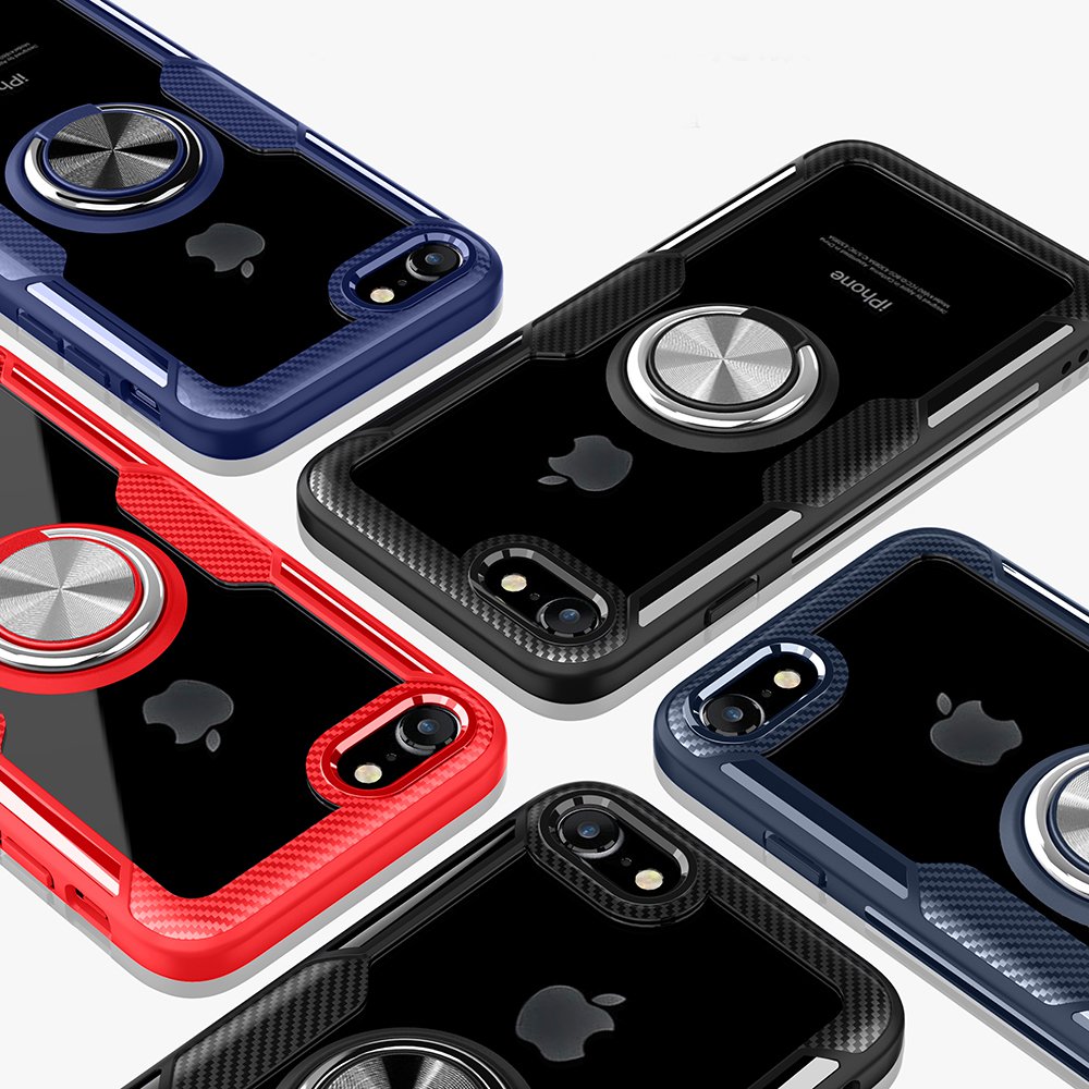 Stilsäkert Skal med Ringhållare - iPhone SE 2022