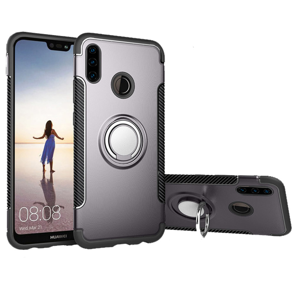 P30 Lite - Stötdämpande Skal med Ringhållare (FLOVEME)