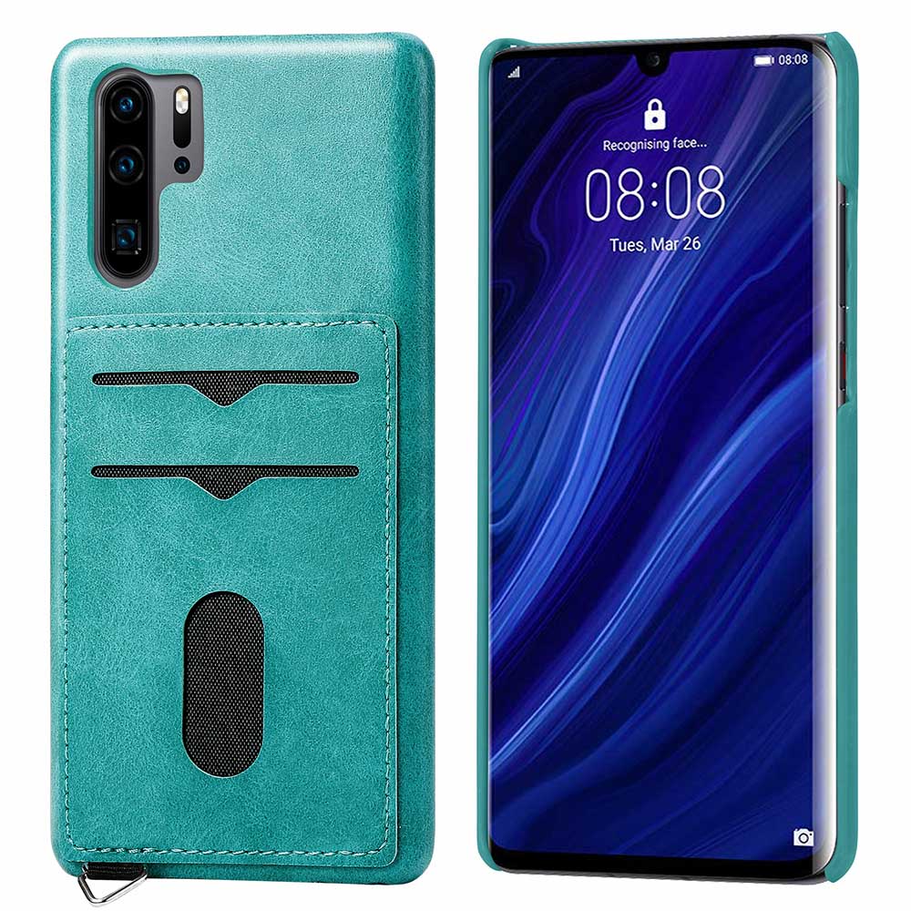 P30 Pro - Elegant Leman Skal med Kortfack