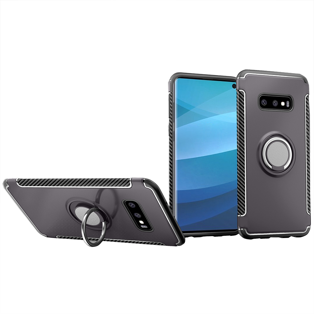 Galaxy S10e - Exklusivt Skal med Ringhållare (FLOVEME)