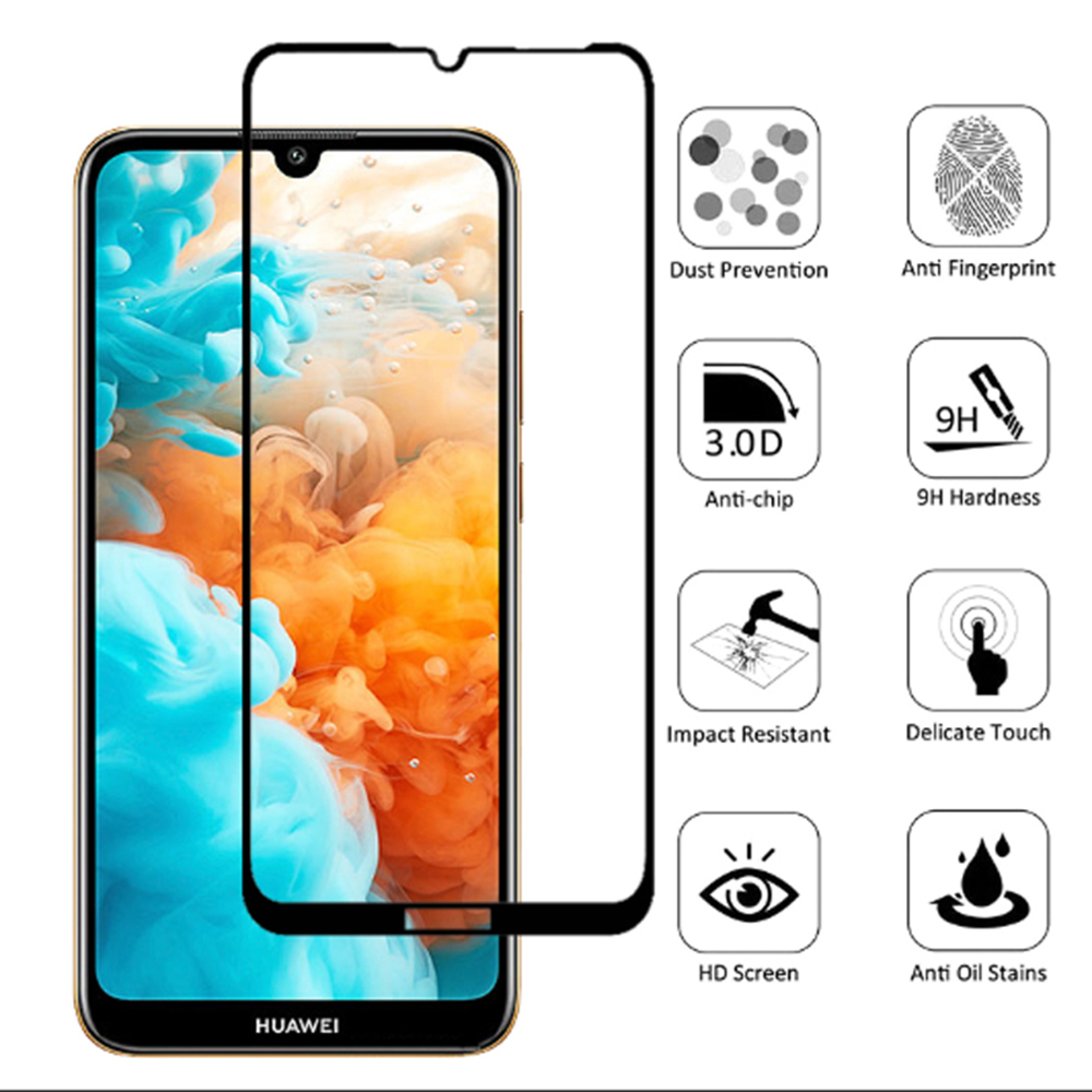 Y6s 4-PACK Skärmskydd 2.5D Ram 9H 0,3mm HD