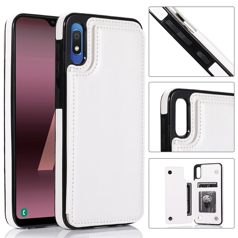 Galaxy A10 - Praktiskt Skyddsskal med Kortfack