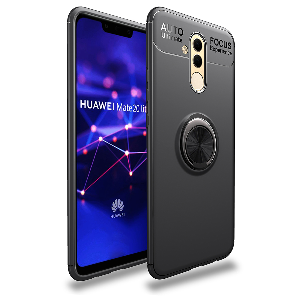 Mate 20 Lite- AUTO FOCUS - Skal med Ringhållare