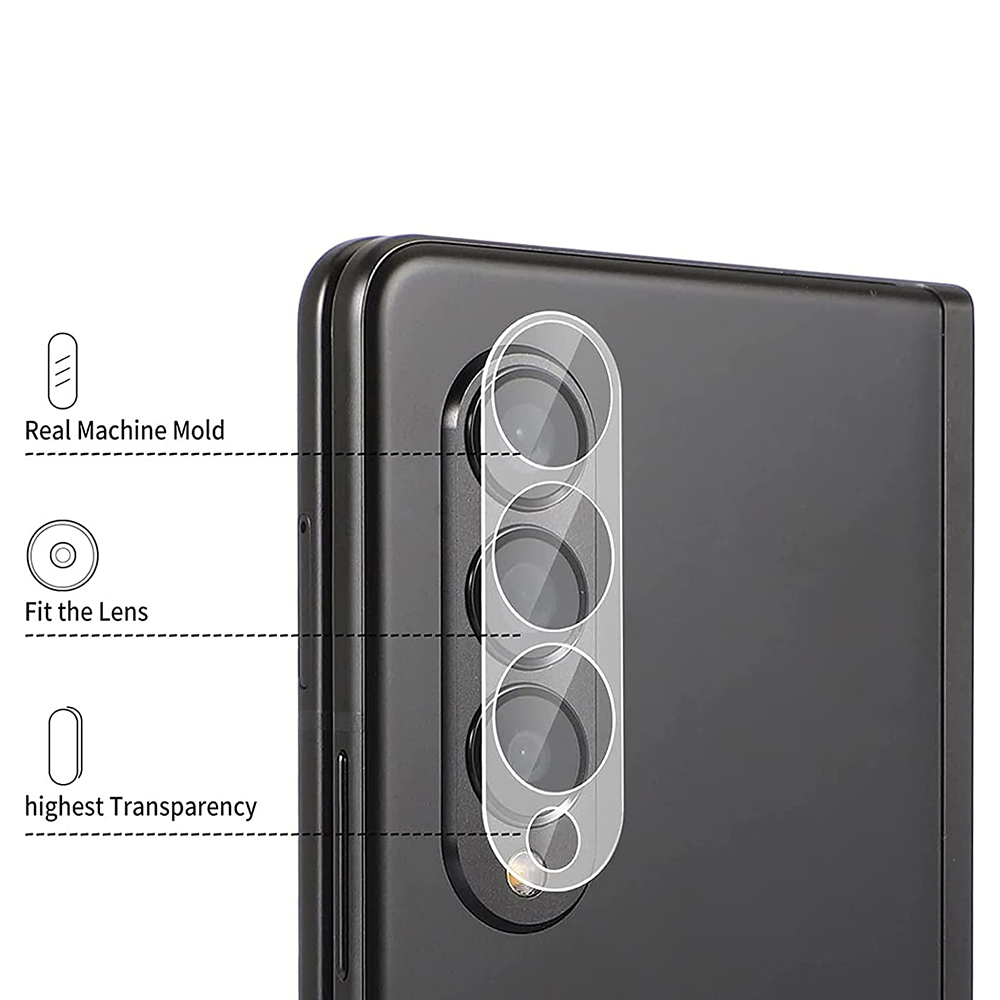2-PACK Samsung Galaxy Z Fold 4 Kameralinsskydd Standard HD