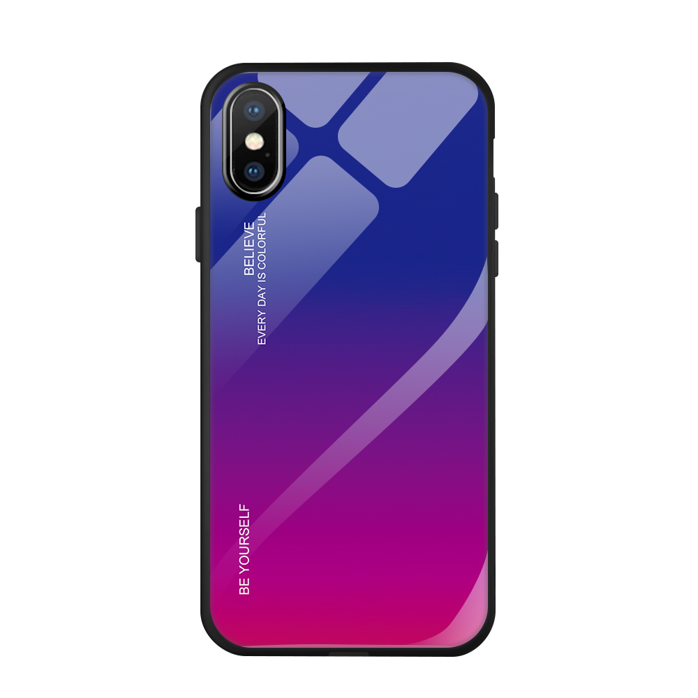 iPhone X/XS - Stilsäkert Skyddande Skal (GALAXY RAIN)