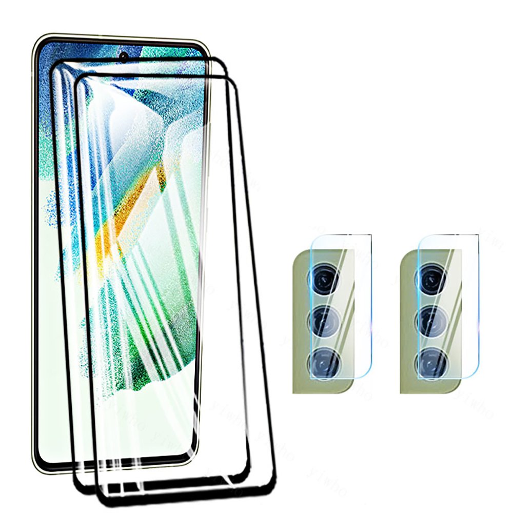2-PACK Galaxy S22 Plus Skärmskydd + Kameralinsskydd 2.5D 0,3mm