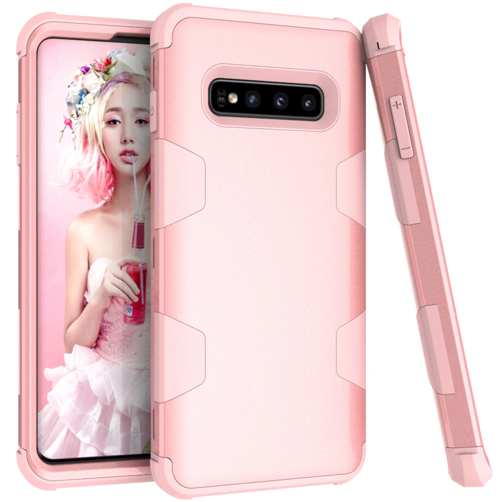S10 Plus - Stilrent och Skyddande Skal "Rugged Robot"