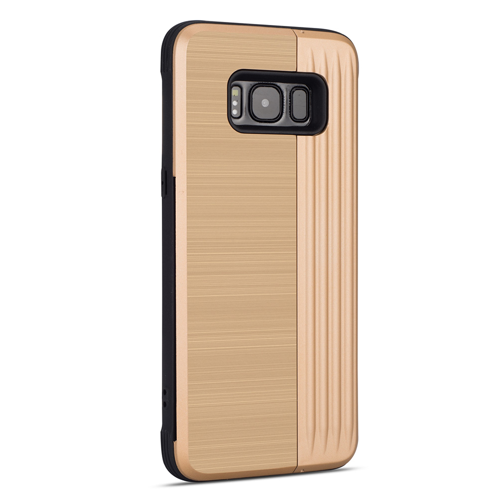 Klassiskt Skal med korthållare från LEMAN - Samsung Galaxy S8