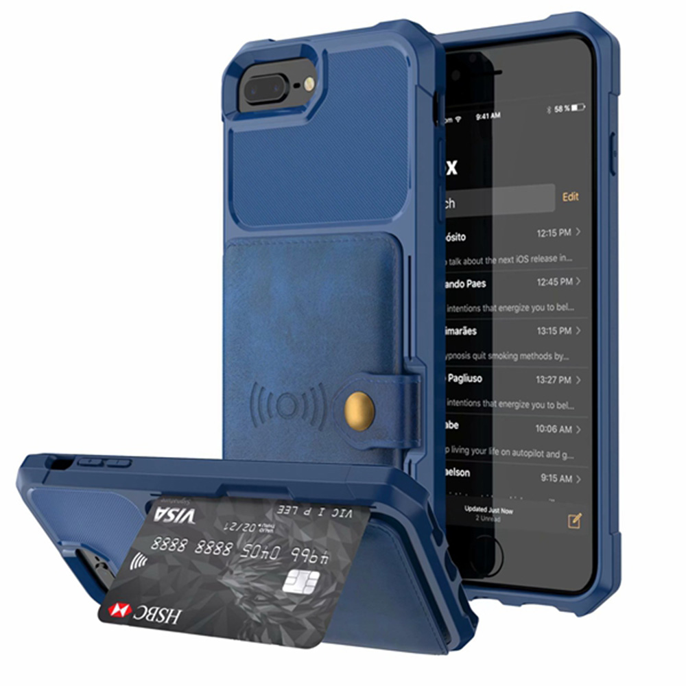 iPhone 7 Plus - Praktiskt Skal med Kortfack