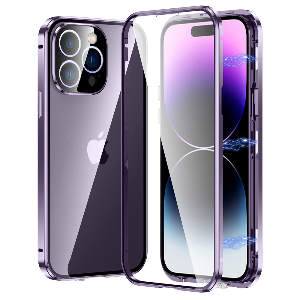 iPhone 15 Pro - Stilrent Magnetiskt Dubbelsidigt Skal