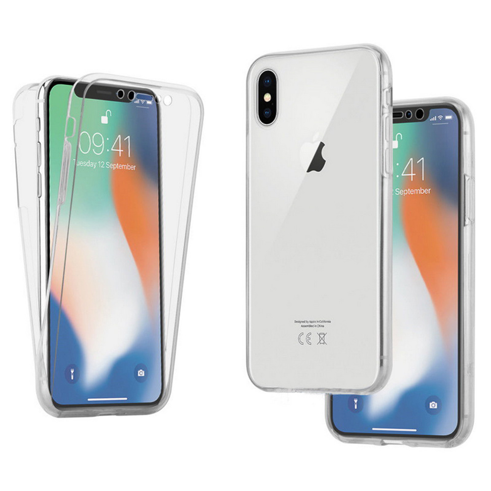 Tvådelat Silikonskal med TOUCHFUNKTION - iPhone XS Max