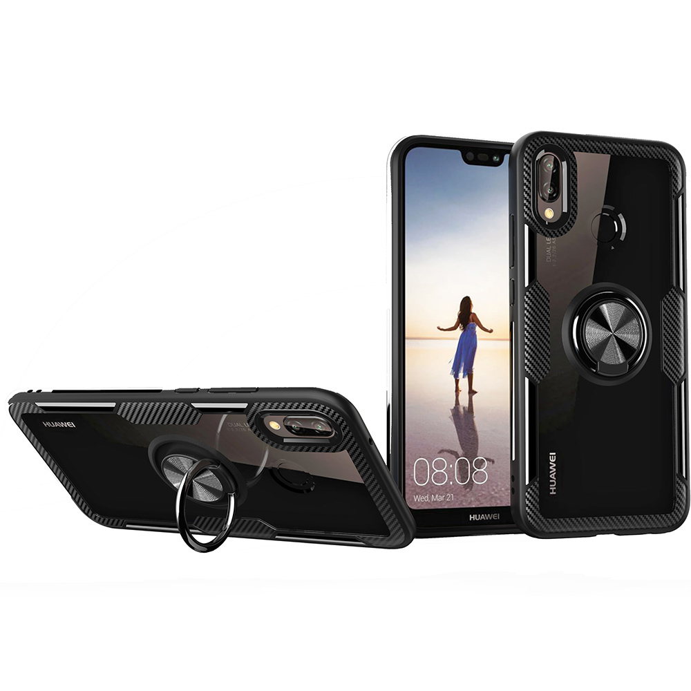 P20 Lite - Leman Skal med Ringhållare