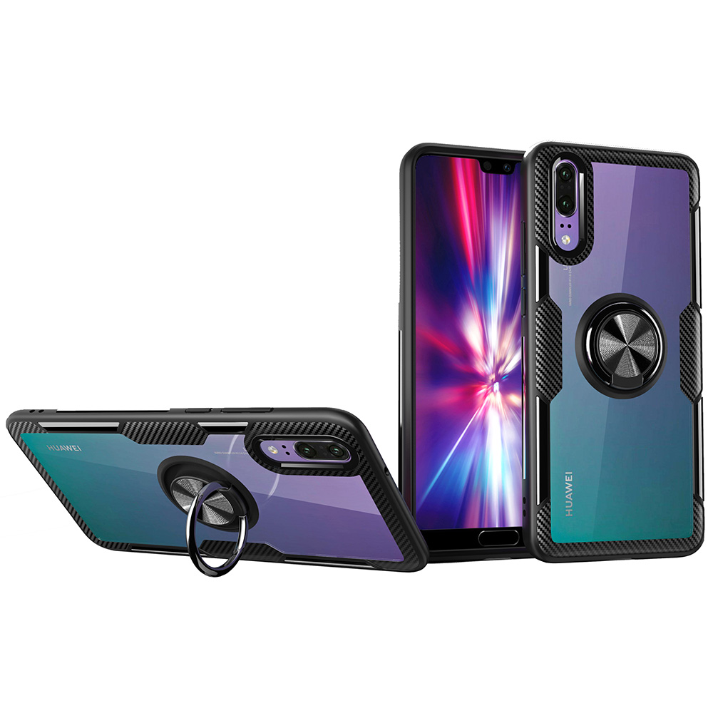 Praktiskt Skal med Ringhållare (NANO) - Huawei P20