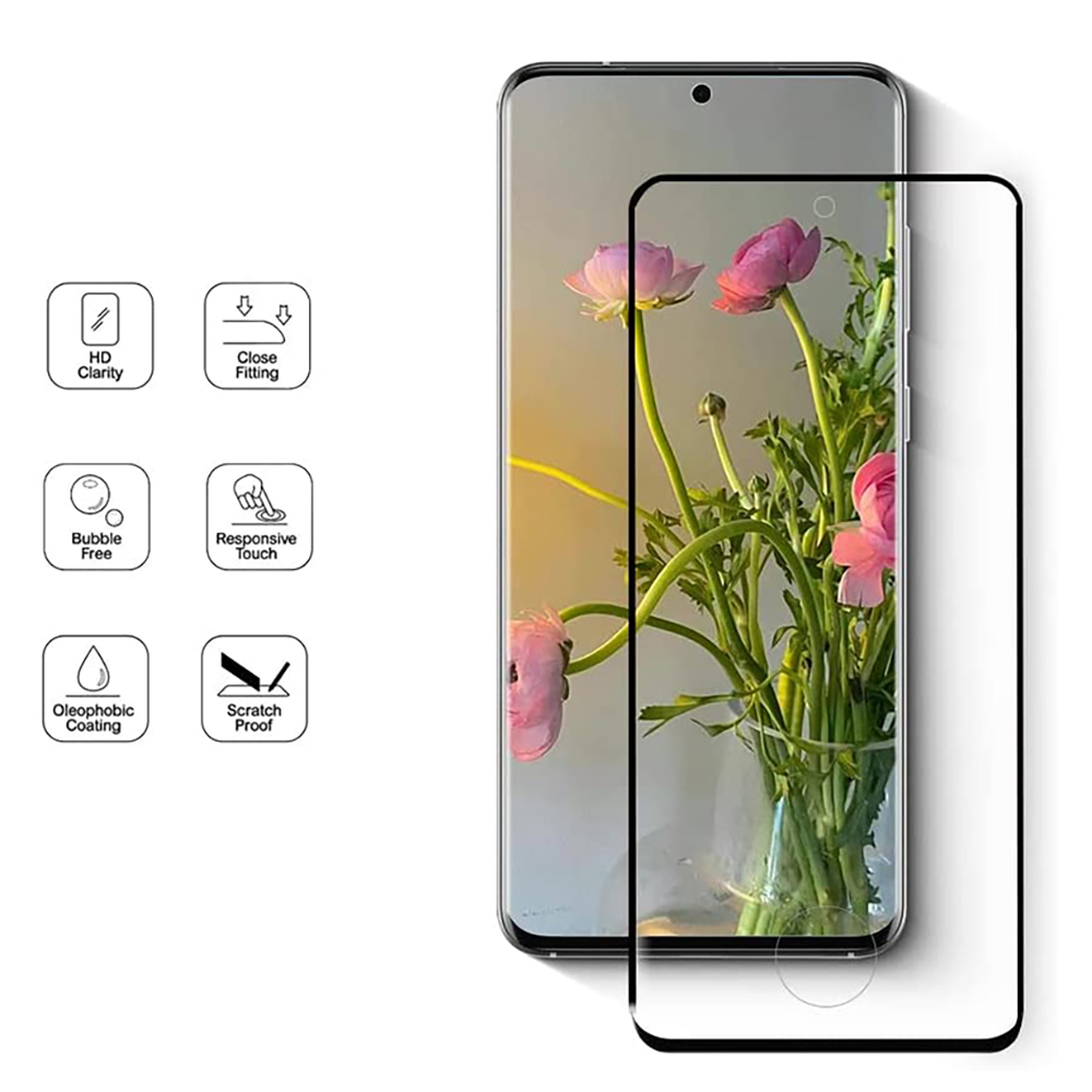 3-Pack Samsung Galaxy S24 Keramiskt Skärmskydd HD 0,3mm