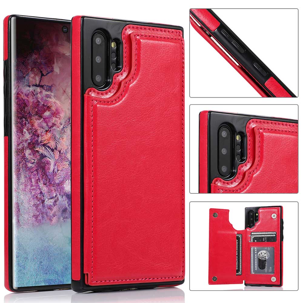Smidigt Skyddsskal med Kortfack - Samsung Galaxy Note10 Plus