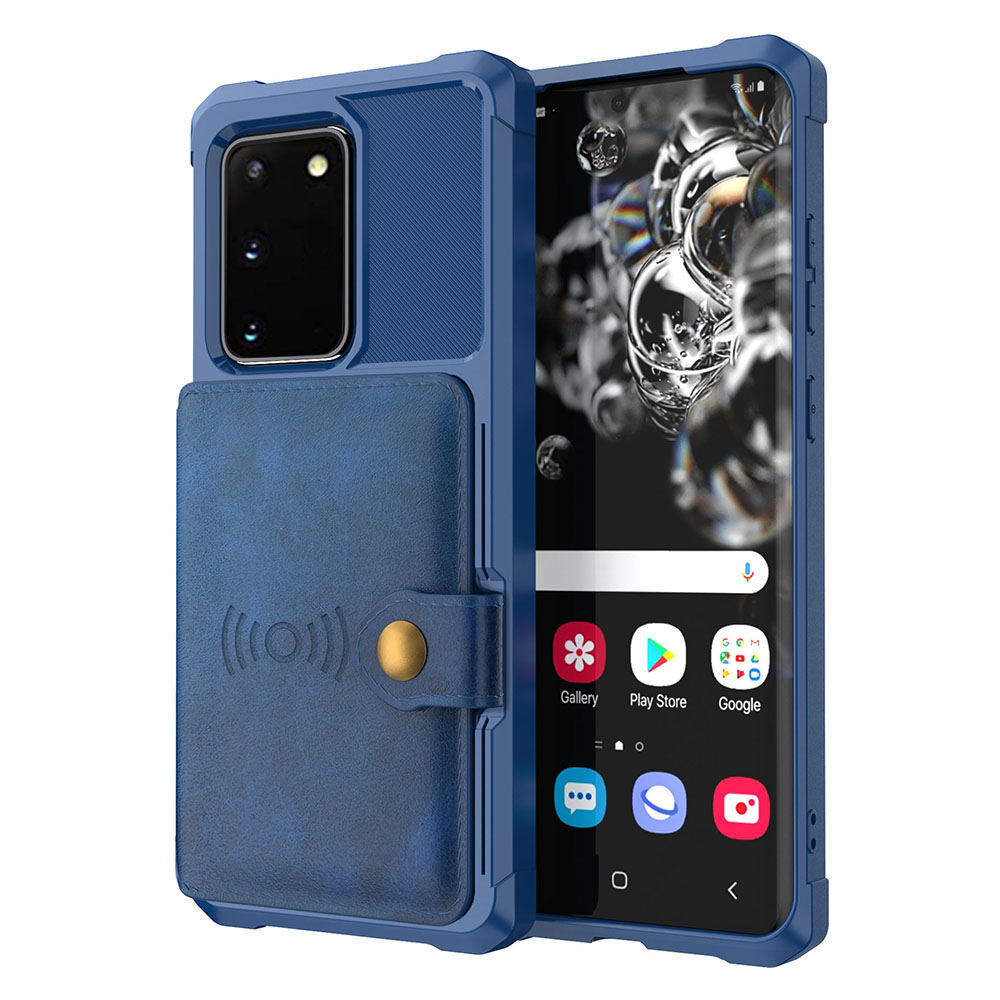 Galaxy S20 - Skyddande Skal med Korthållare