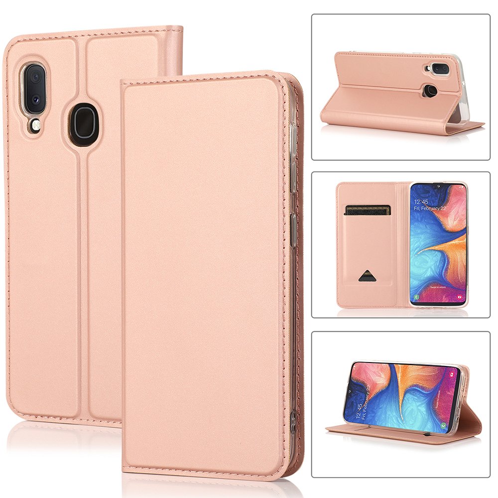 Galaxy A20E - Praktiskt Effektfullt Plånboksfodral