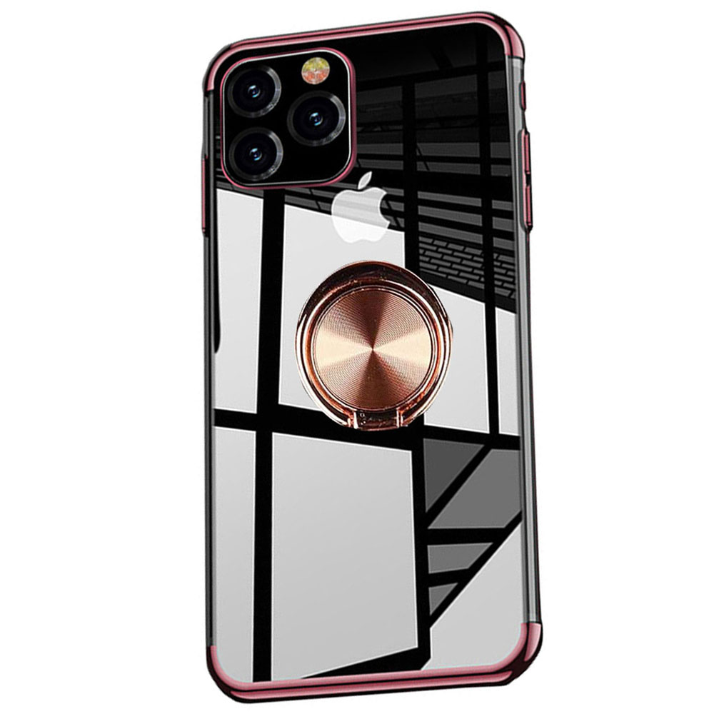 iPhone 11 - Praktiskt Silikonskal med Ringhållare (Floveme)