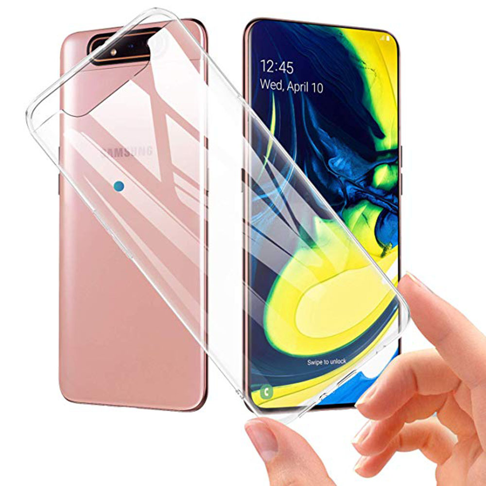 Galaxy A80 - Skyddande FLOVEME Silikonskal
