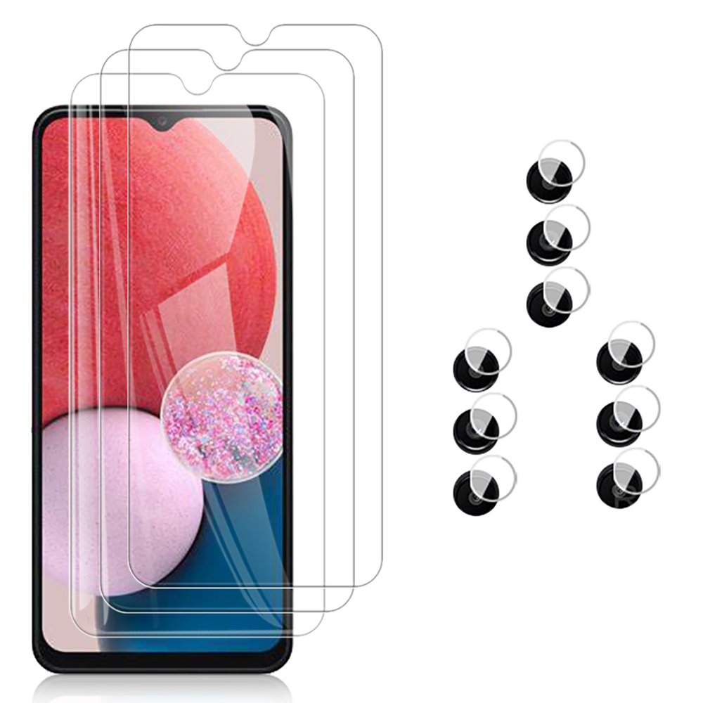 2-PACK Galaxy A13 Skärmskydd + Kameralinsskydd HD 0,3mm