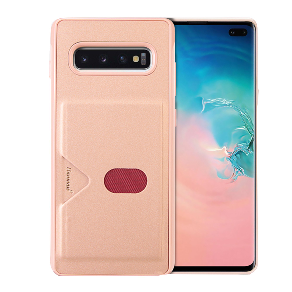 Galaxy S10 Plus - Skal med Kortfack (HANMAN)