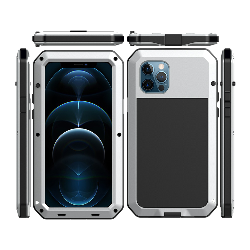 iPhone 14 Pro - Stryktåligt Skyddsfodral i Aluminium HEAVY DUTY